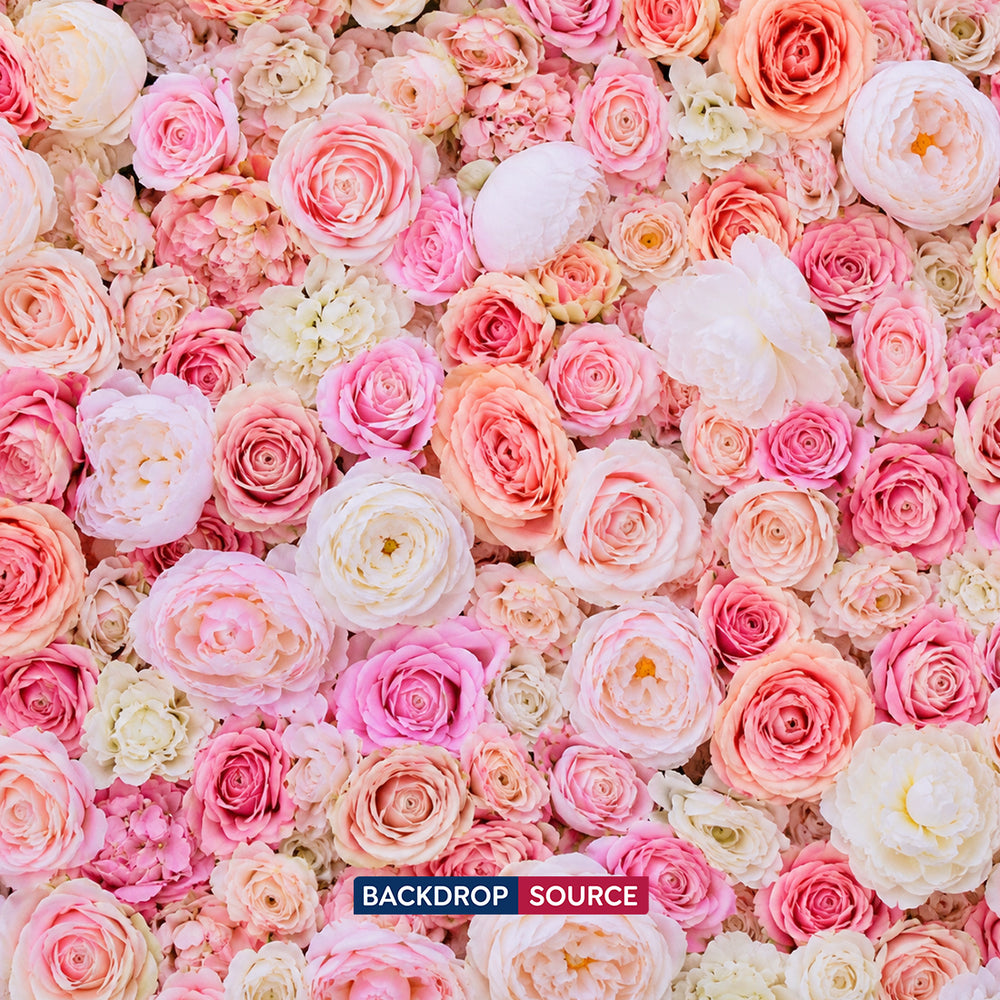 Artificial Floral Event Wall Backdrop – Style 54