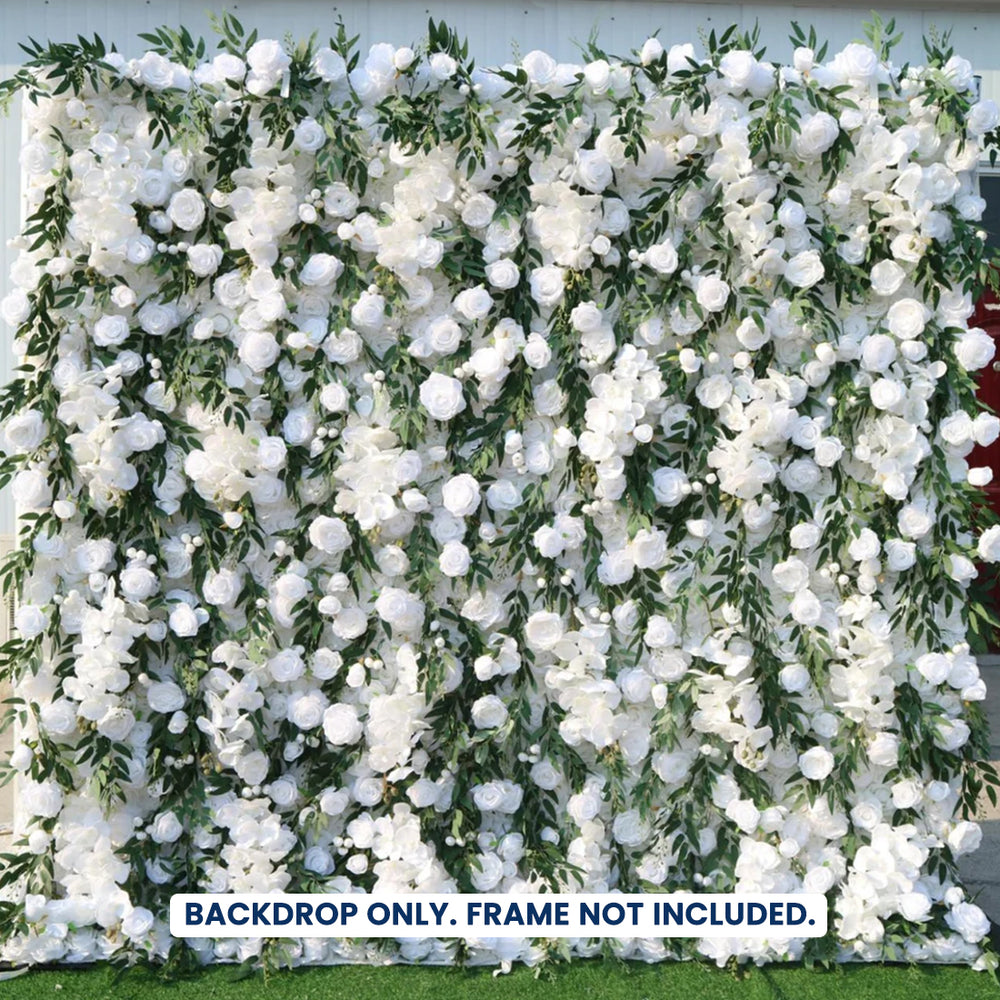 Artificial Floral Event Wall Backdrop – Style 56