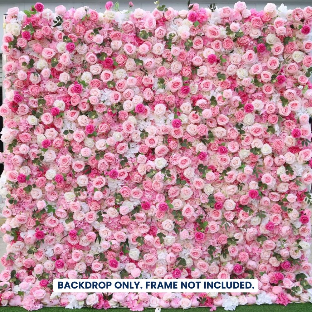 Artificial Floral Event Wall Backdrop – Style 59