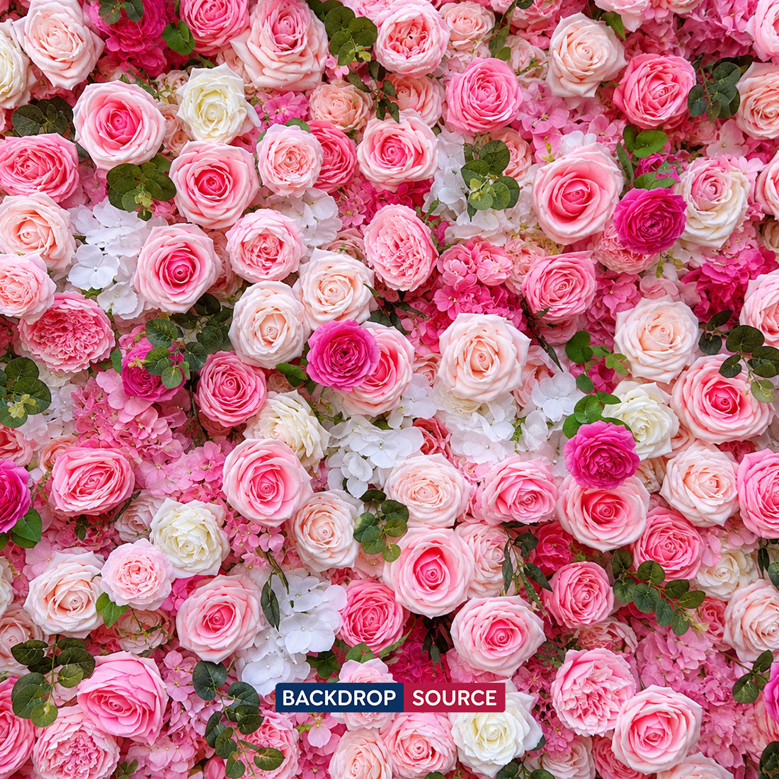 Artificial Floral Event Wall Backdrop – Style 59