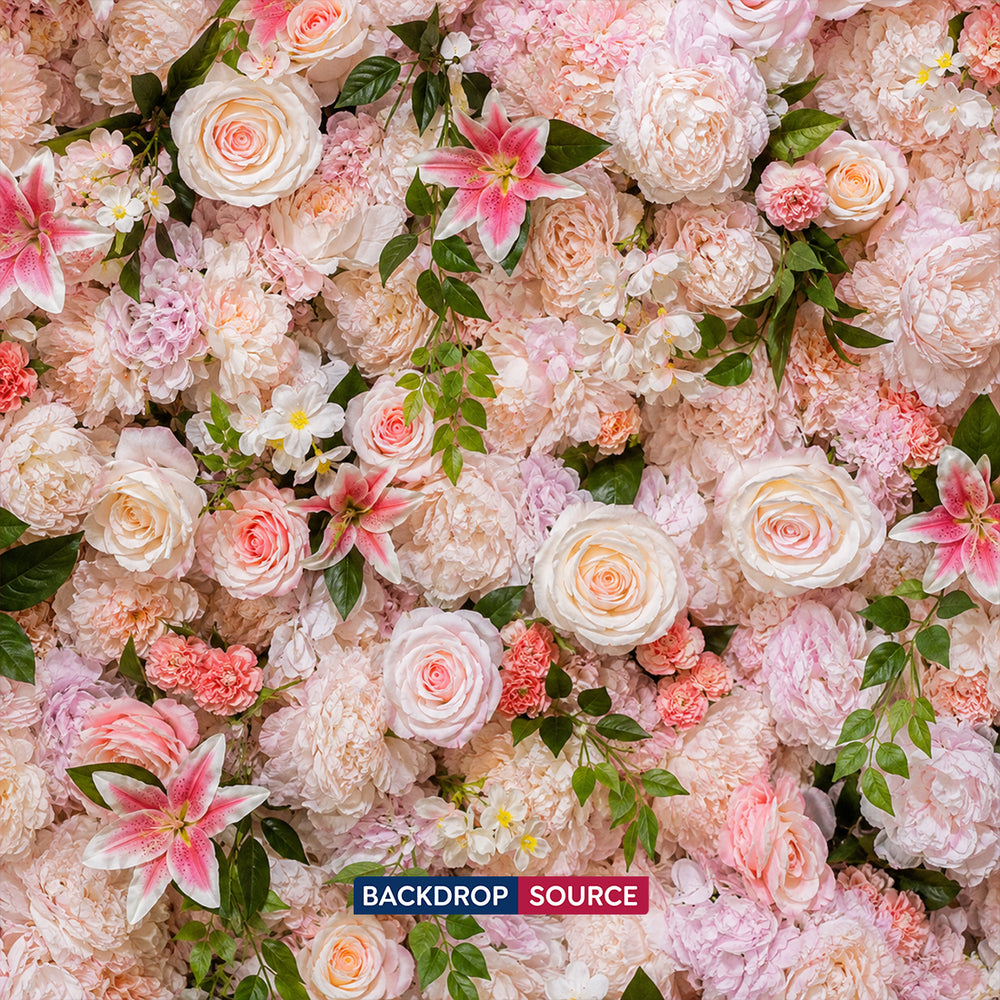 Artificial Floral Event Wall Backdrop – Style 60