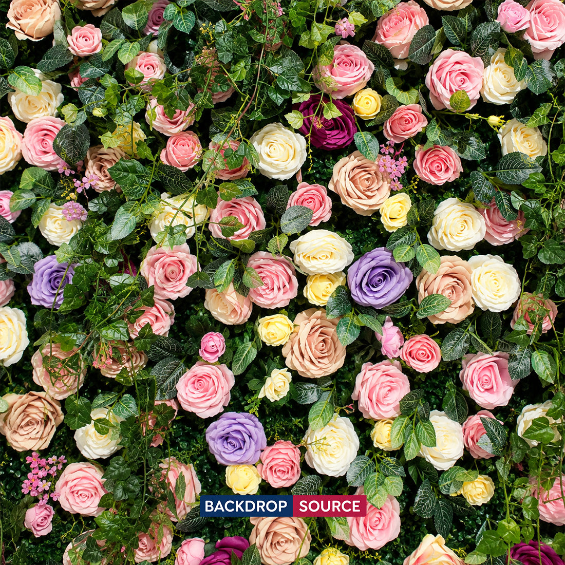 Artificial Floral Event Wall Backdrop – Style 62