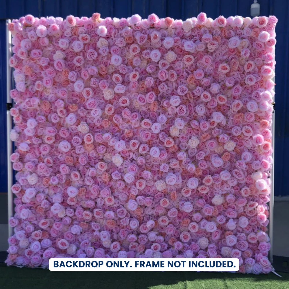 Artificial Floral Event Wall Backdrop – Style 68