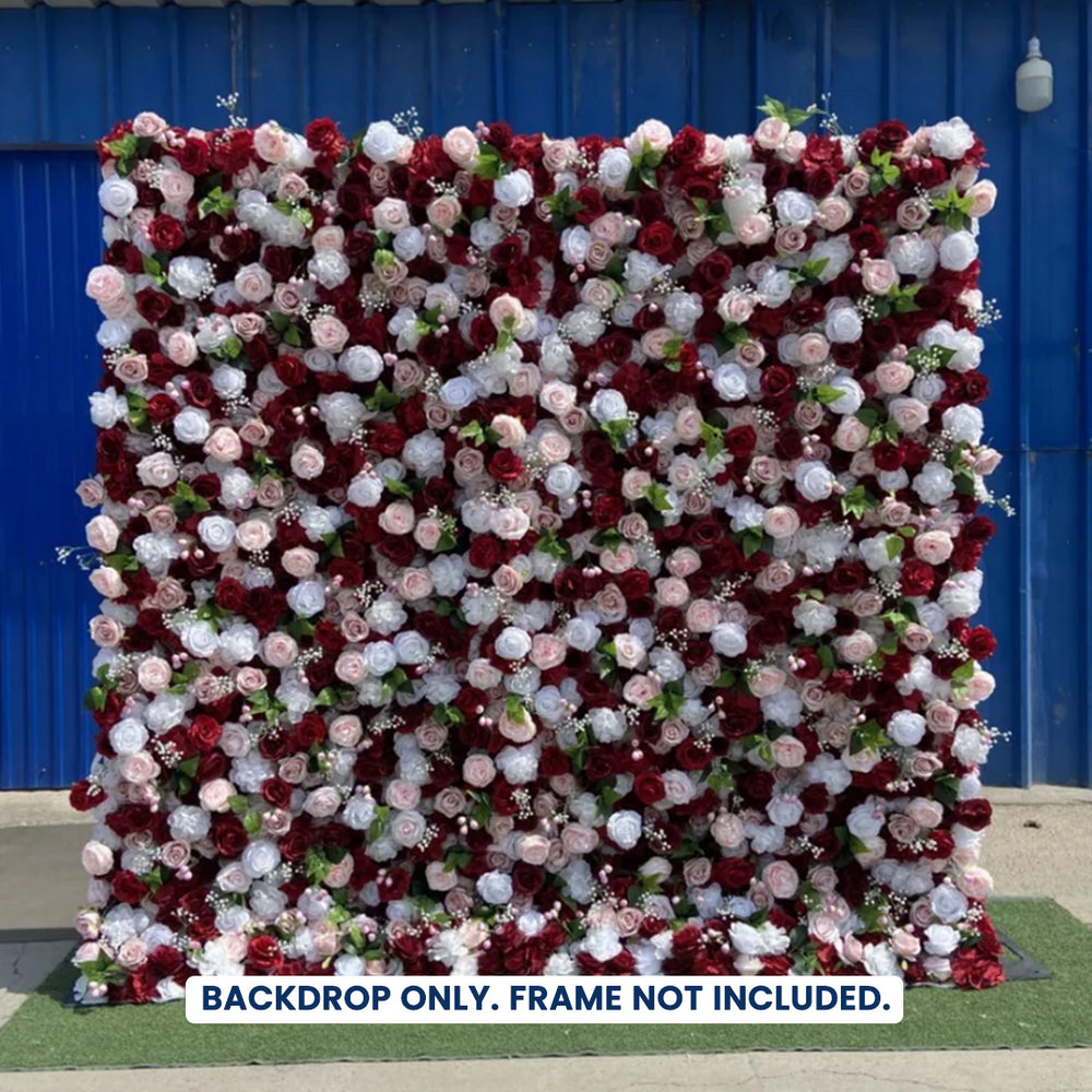 Artificial Floral Event Wall Backdrop – Style 76