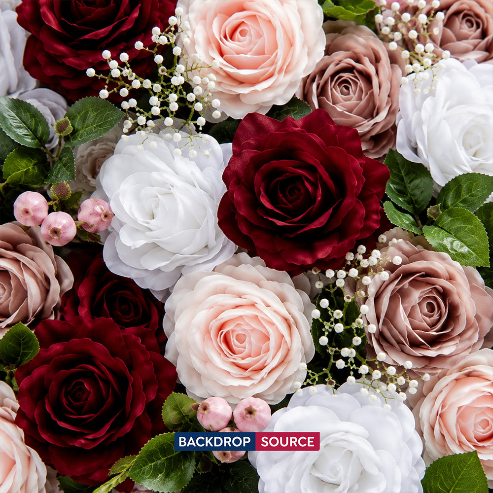 Artificial Floral Event Wall Backdrop – Style 76