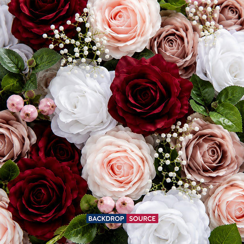 Artificial Floral Event Wall Backdrop – Style 76