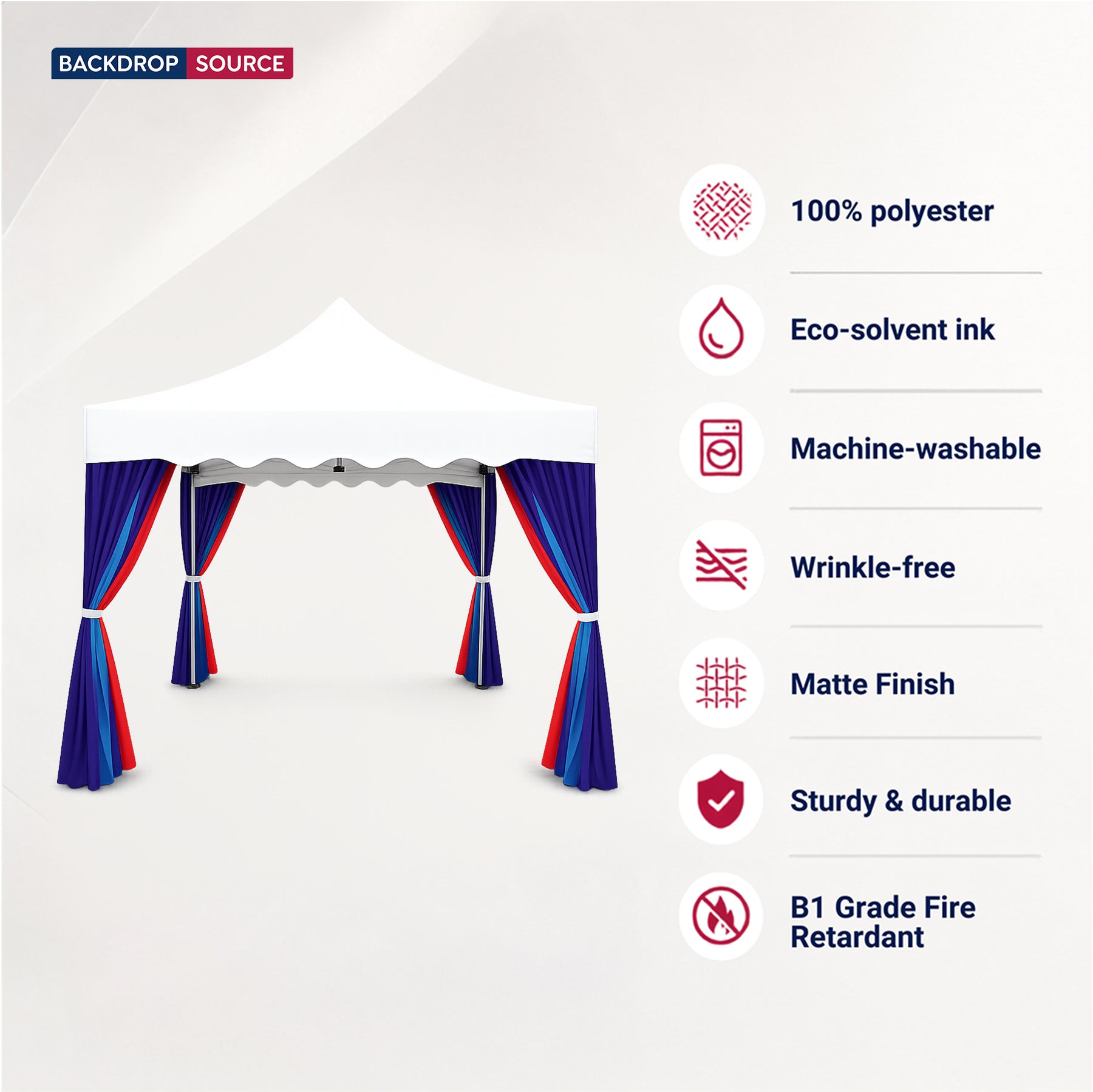 Canopy Tent Fabric Corner Curtains
