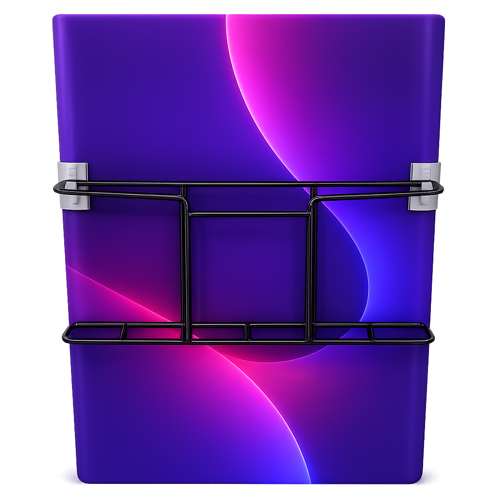 Modern S-Shaped Brochure Stand