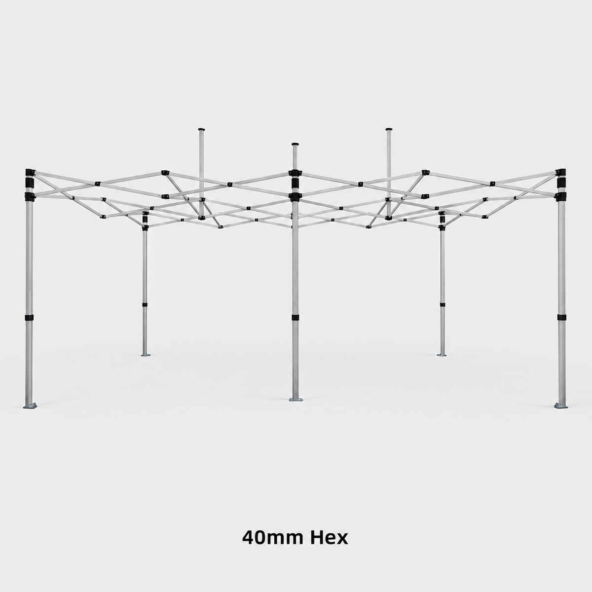 4.5m x 3m Canopy Tent with Peak Flag Kit