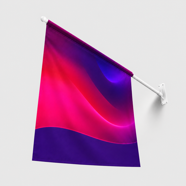 Wall Mounted Promotional Flags