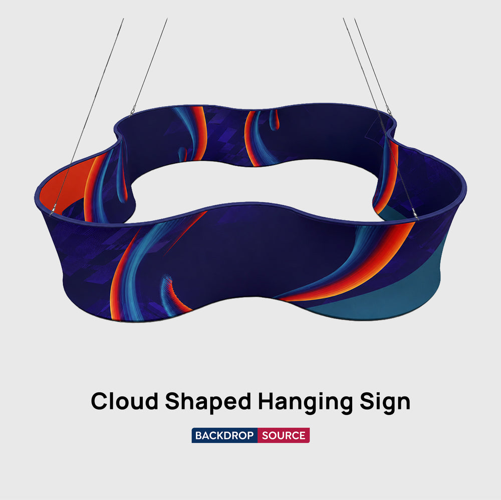 Cloud Shaped Hanging Banner