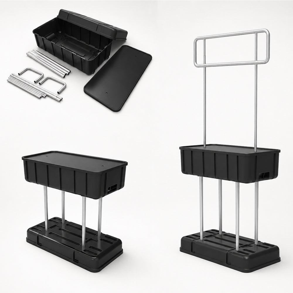 Convertible Fabric Podium Case with Header Display