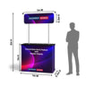 Convertible Fabric Podium Case with Header Display