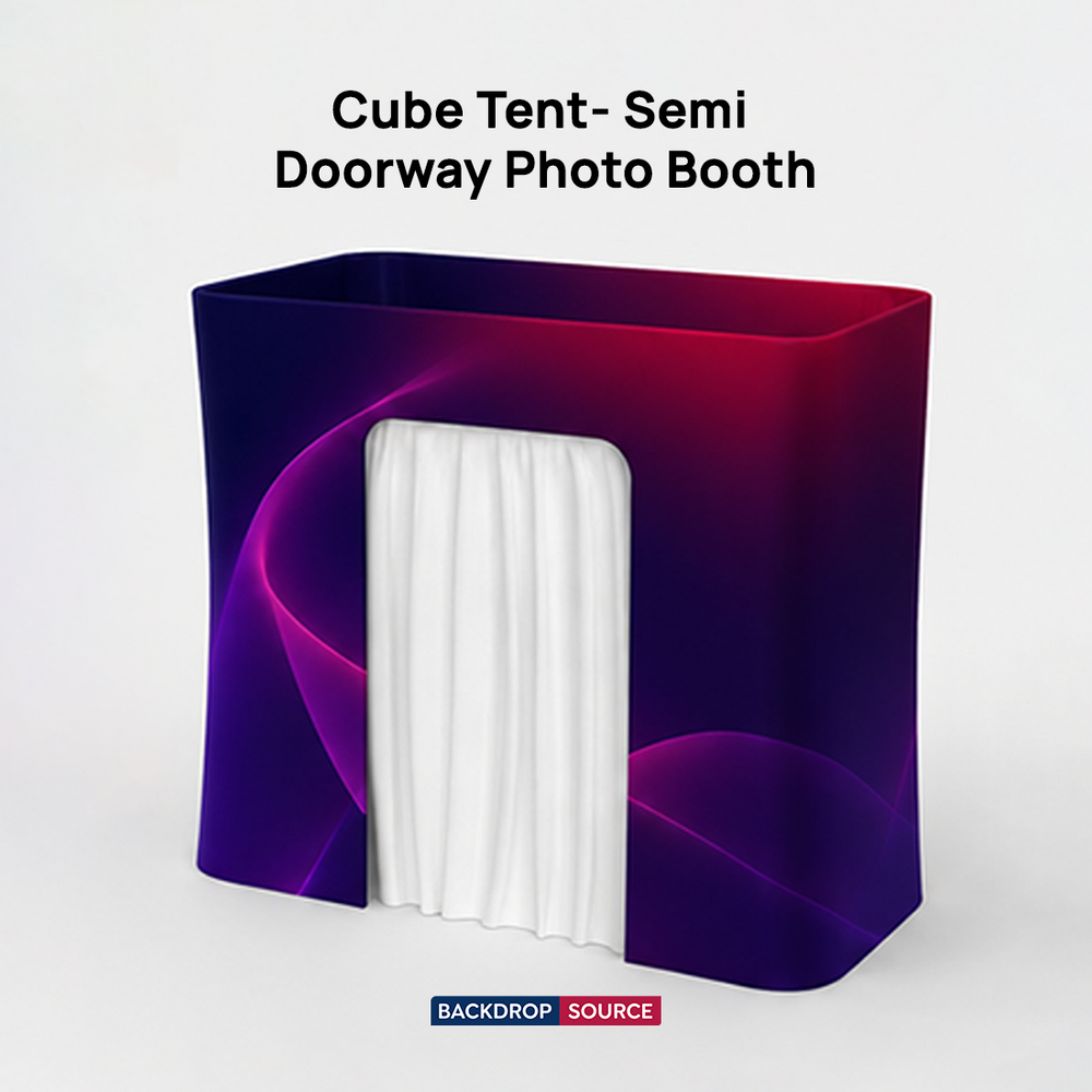 Cube Tent- Semi Doorway Photo Booth