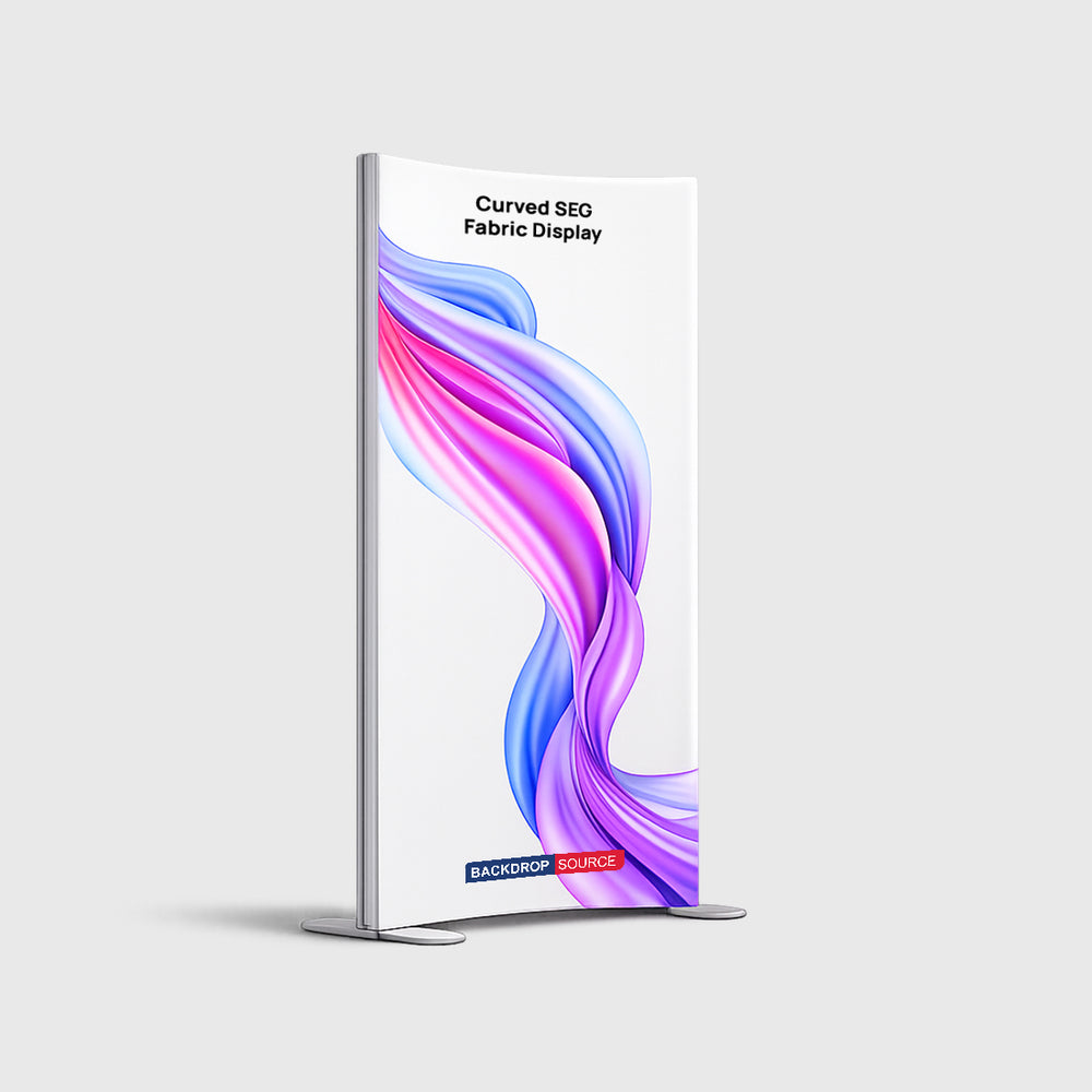 Non-Backlit Curved SEG Fabric Display