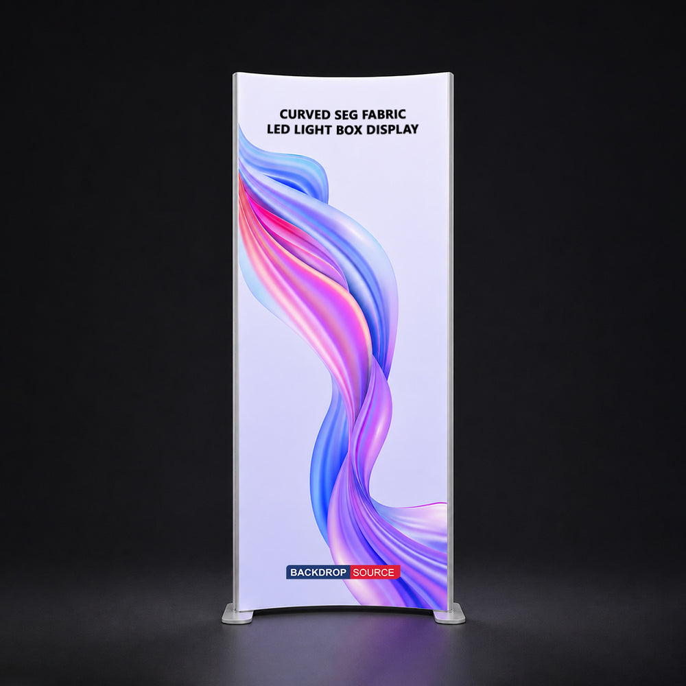Curved SEG Fabric LED Light Box Display