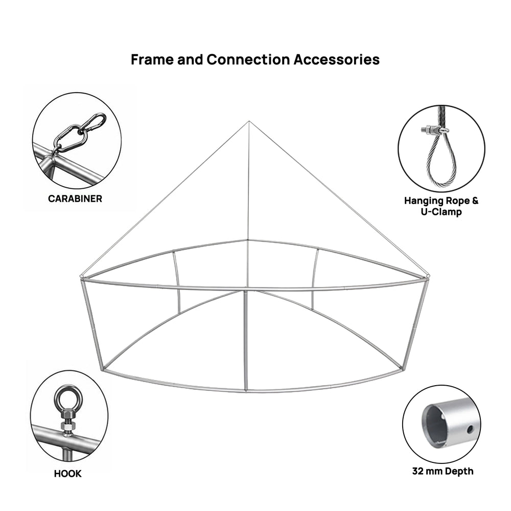 Curved Triangle Hanging Banner
