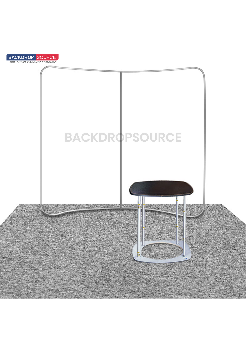 3m x 3m Curved Exhibit Pro 3-in-1 Display Kit with Illume Lights