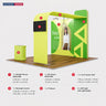 Premium Modular L Arch Exhibition Stand with TV for 3m Wide Booths