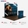 3m x 3m Straight Exhibit Pro 3-in-1 Display Kit with Illume Lights