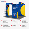 Portable Exhibit Display 3m x 3m - Model 17
