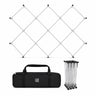Double X Fabric GeoMetrix Pop Up Grid Display