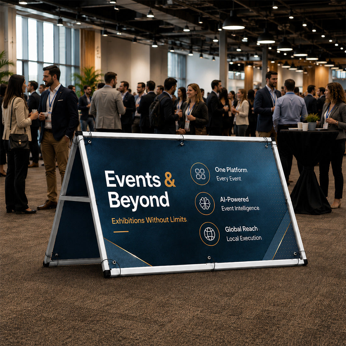 Dual-Sided A-Frame Banner