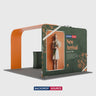 Economy L Arch TV Display Exhibition Kit for 3m Wide Booths