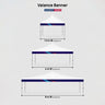 Fabric Canopy Tent Valance Banner Regular price