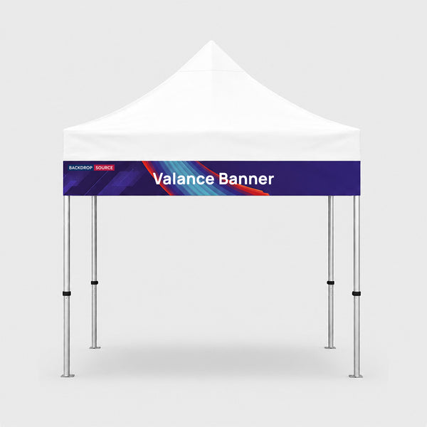 Fabric Canopy Tent Valance Banner Regular price