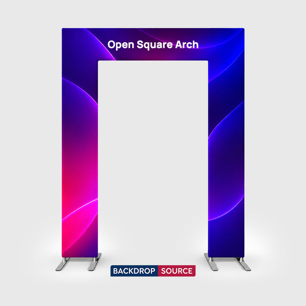 Fabric Full Open Square Arch Display
