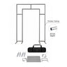 Fabric Full Open Square Arch Display