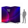 Fabric Magnetic Partition Display – 4 Panel