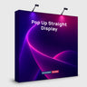 Fabric Popup Straight Backwall Kit with Clamping Lights
