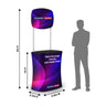 Fabric Rectangle Counter with Header Panel