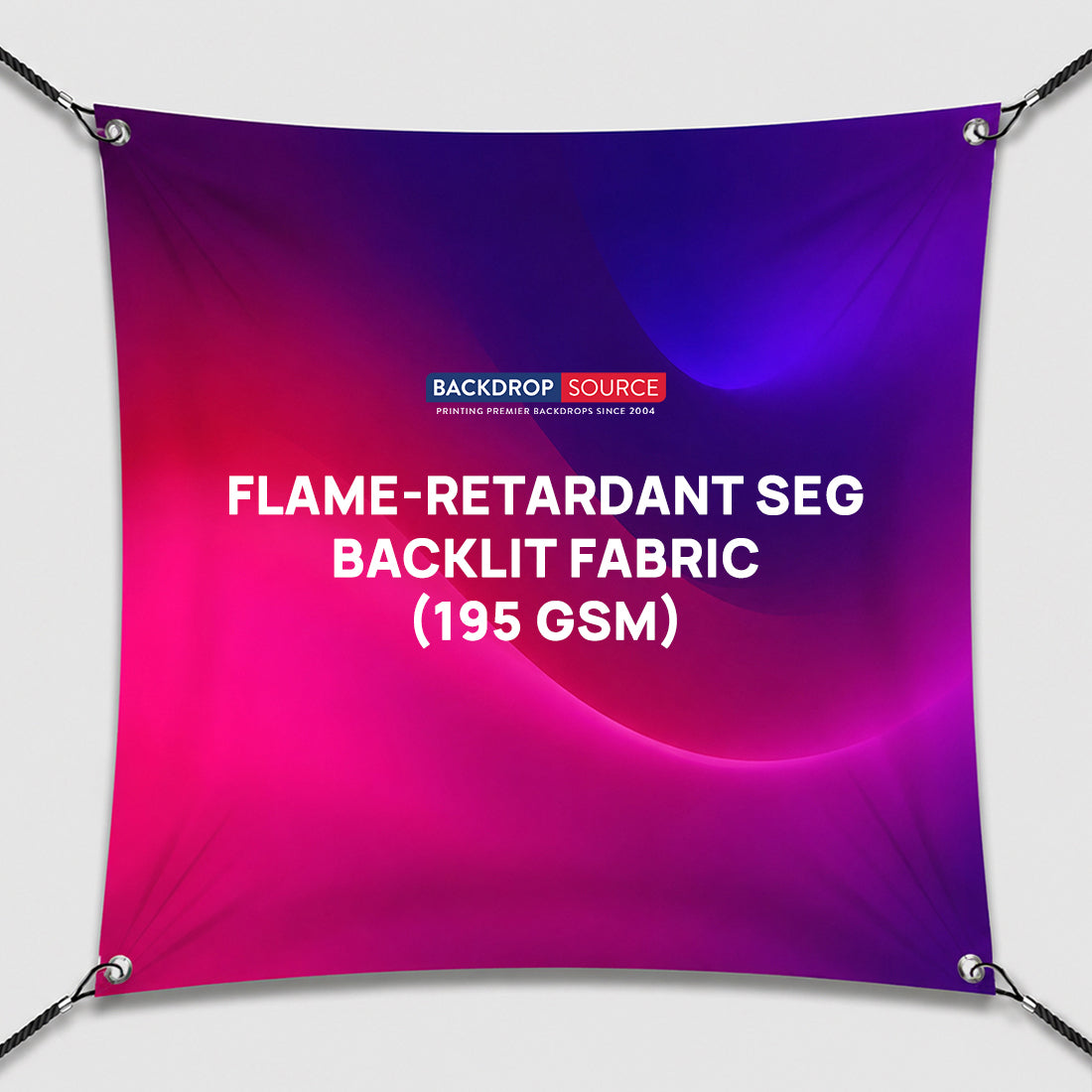 Flame-Retardant SEG Backlit Fabric