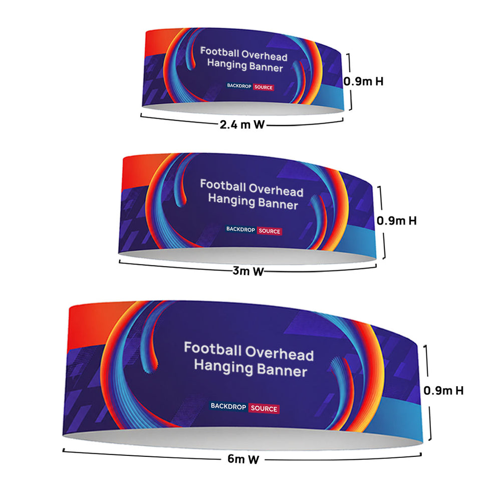 Football Overhead Hanging Banner