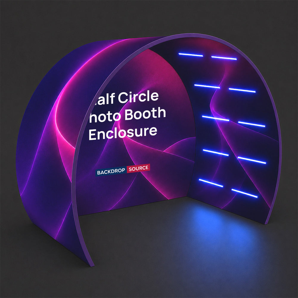 Half Circle Photo booth Enclosure