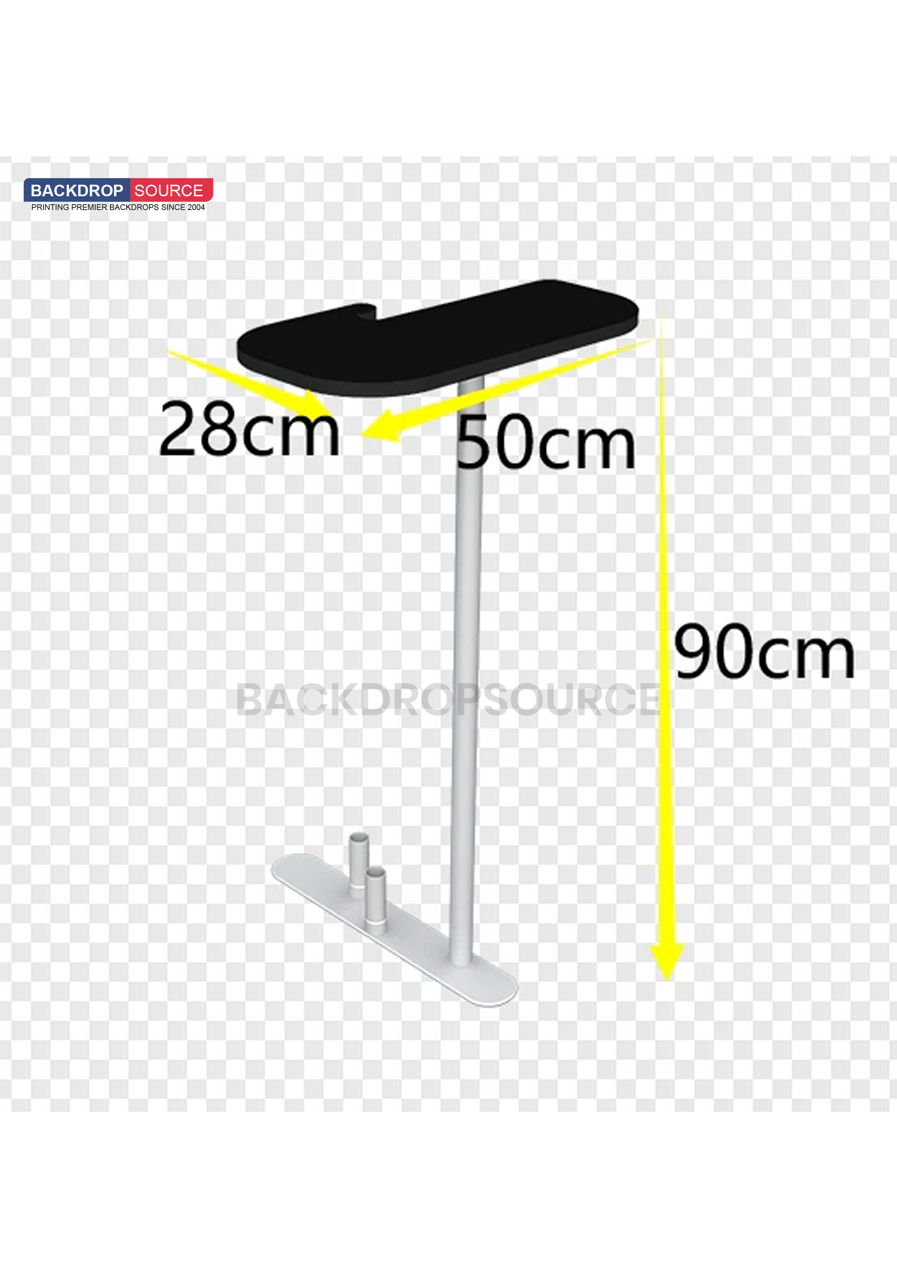 Inclined Exhibition Kit for 3m Wide Booths