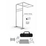 L-Shaped Arch Tube Fabric Display