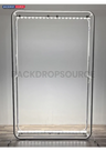 L-Shaped Illuminated Media Wall Set with Counters for 3m x 3m Booths.