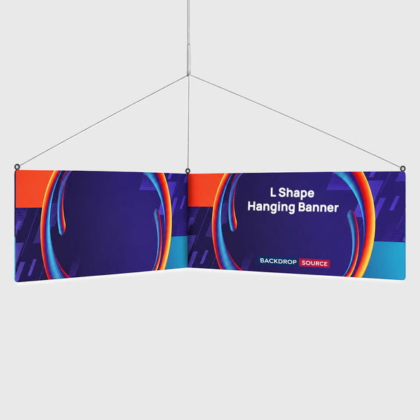 L Shape Hanging Banner