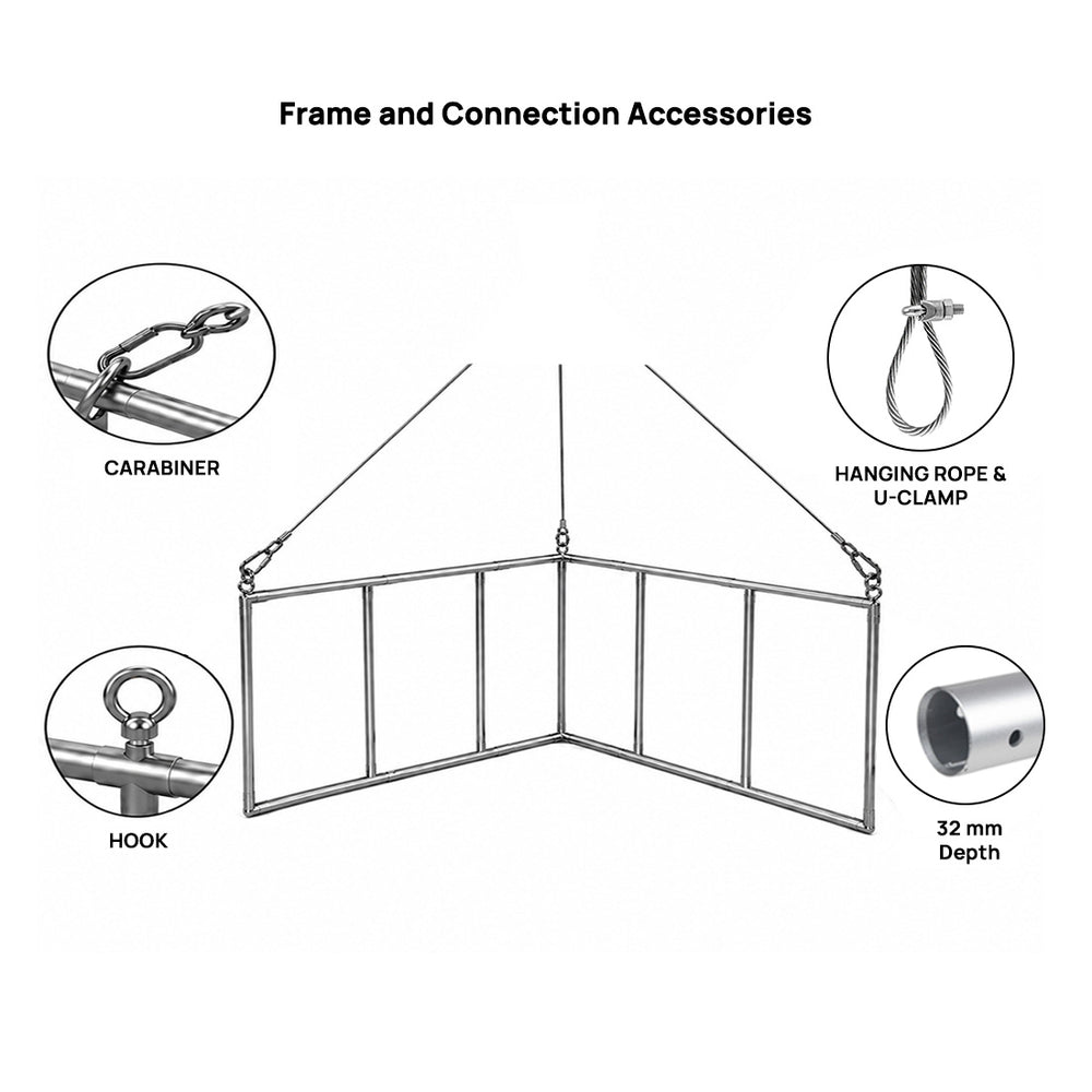 L Shape Hanging Banner