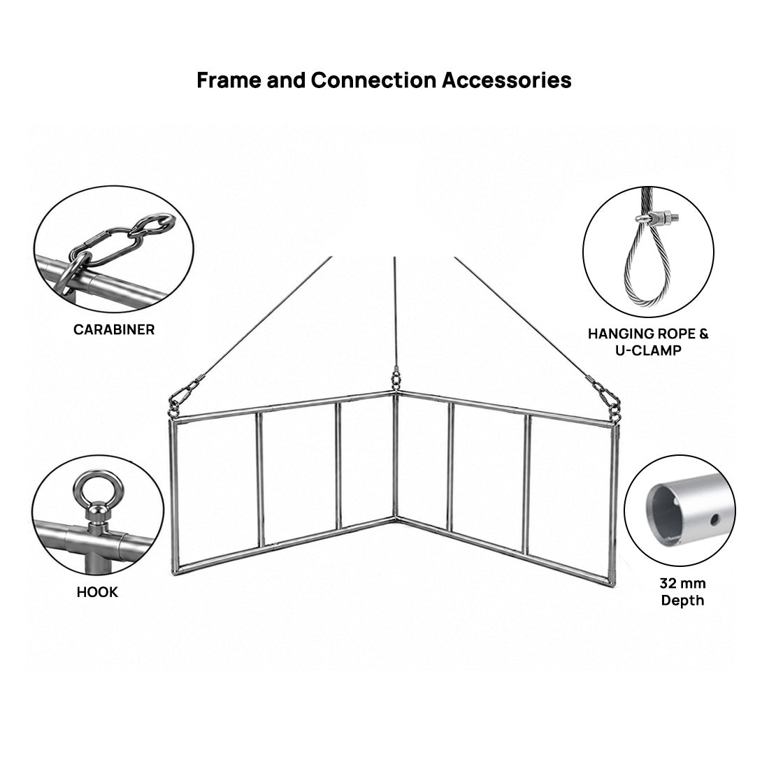 L Shape Hanging Banner