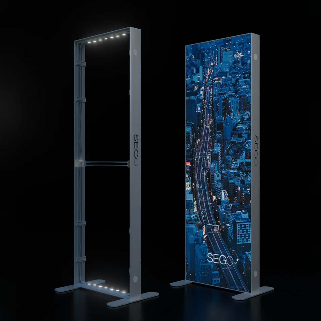 1m Backlit SEGO Lightbox Display Frame