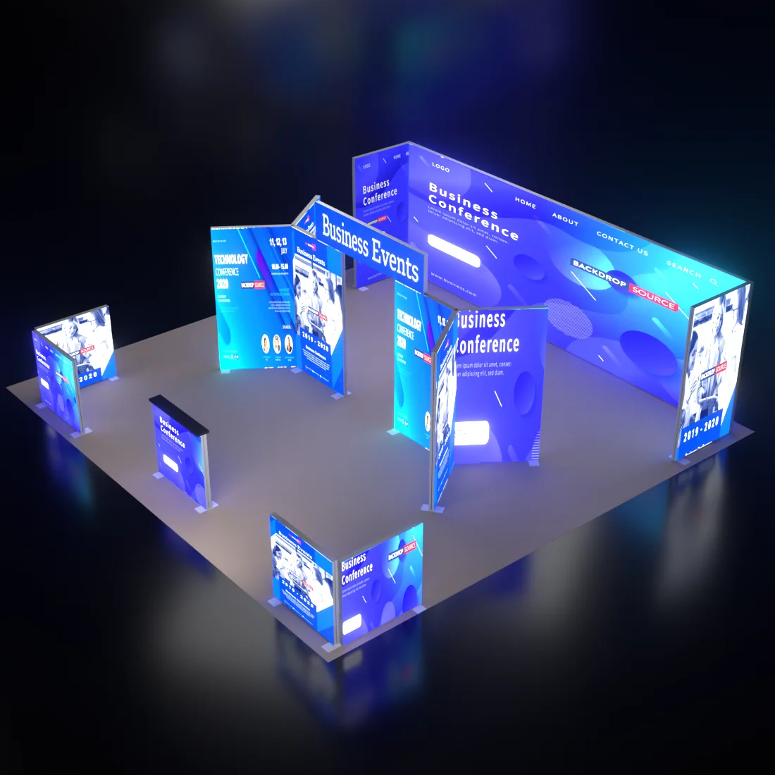SEG Modular Lightbox Display Kit - Model 18
