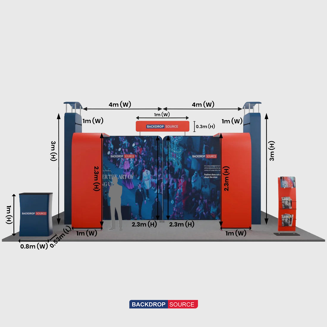 Modular Booth Kits 6m x 6m - Model 04