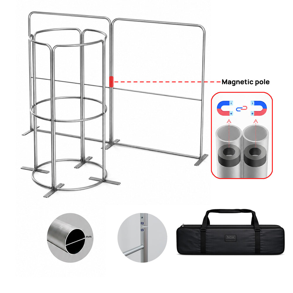 Magnetic Fabric Booth Display - Model 2 (4m x 3m)