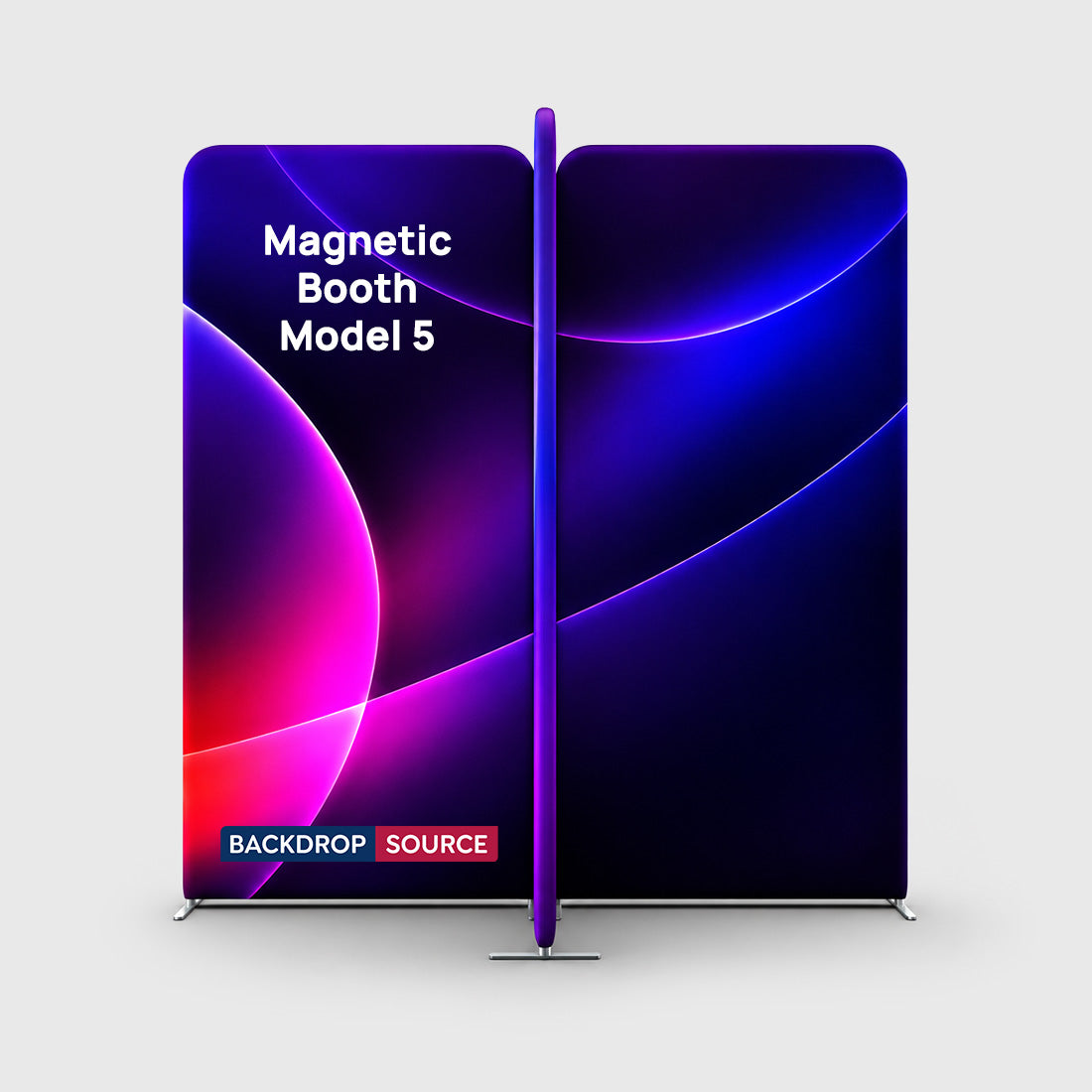 Magnetic Fabric Booth Display - Model 5 (2m x 2m)