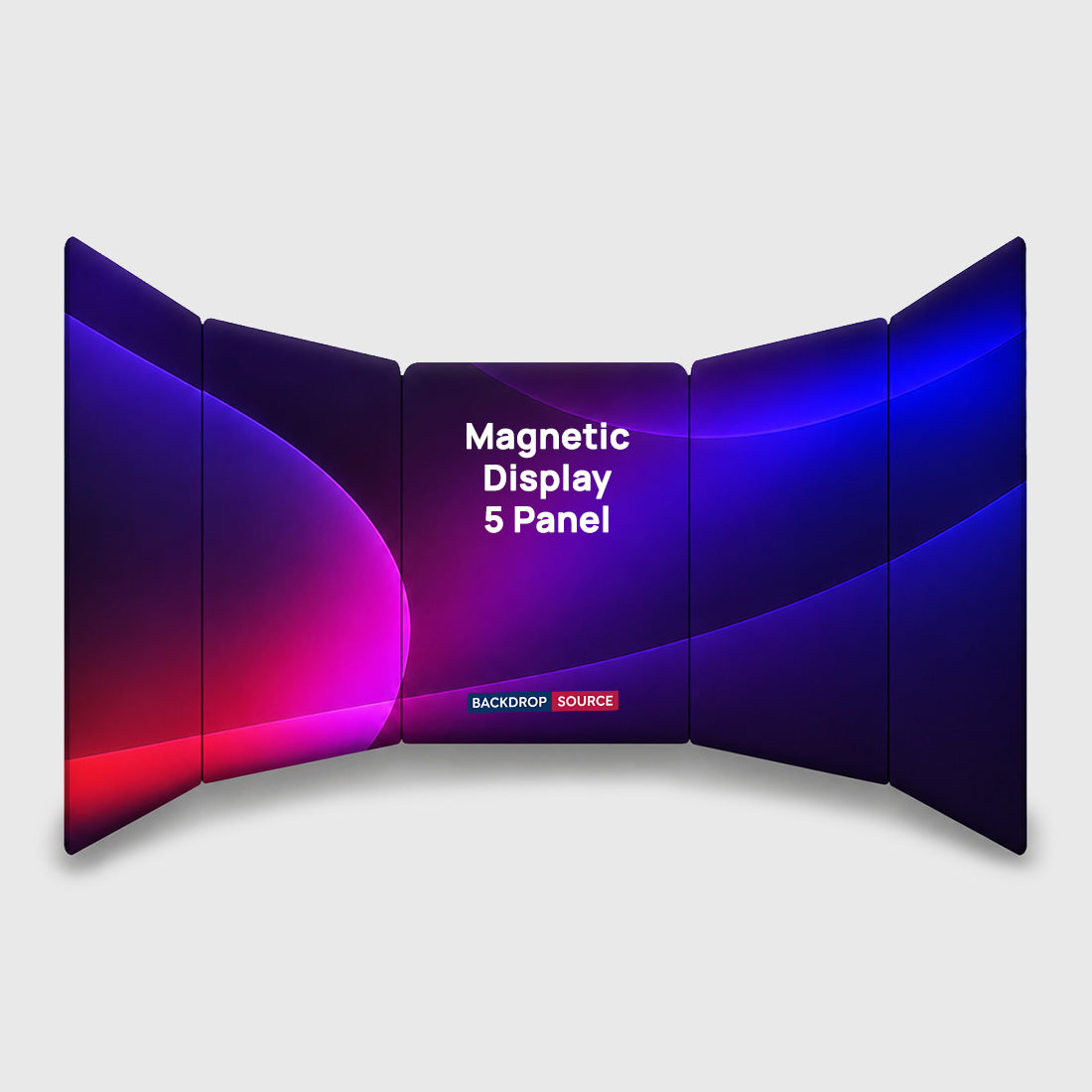 Fabric Magnetic Partition Display – 5 Panel